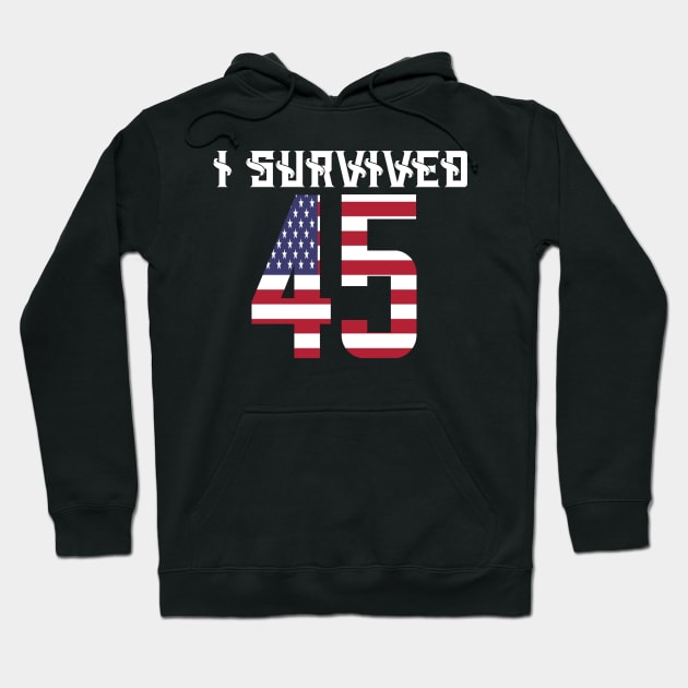 I survived 45 Hoodie by Dexter